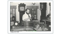 Clockmaker John Innes in his workshop (1973). Courtesy of the City Museum of Gothenburg.